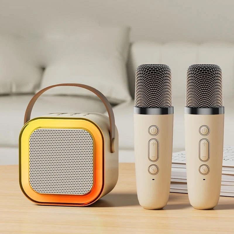 Mini Karaoke Maszyna Z Bezprzewodowym Mikrofonem