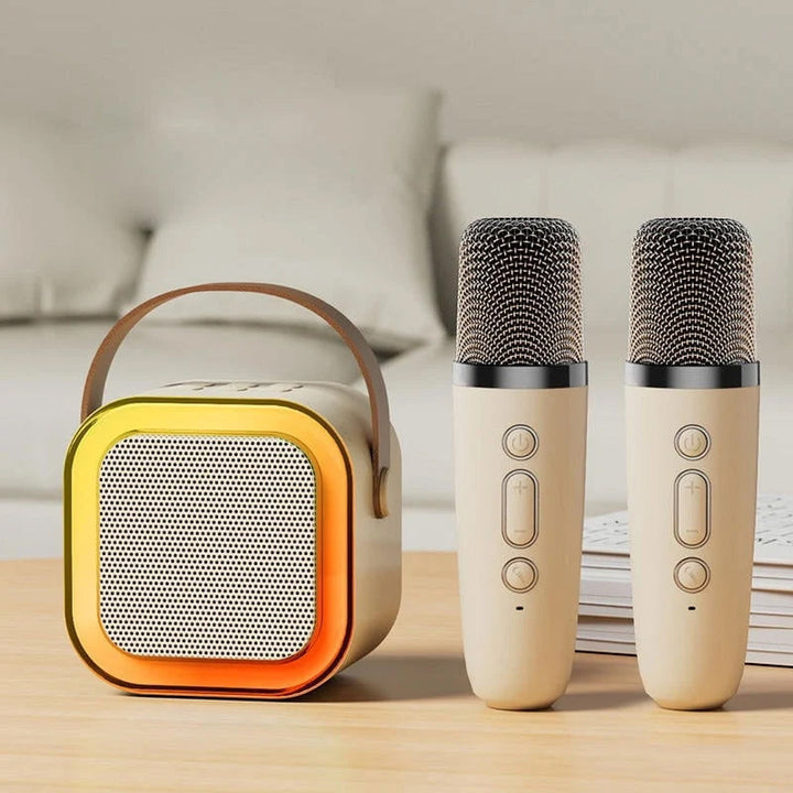 Mini Karaoke Maszyna Z Bezprzewodowym Mikrofonem