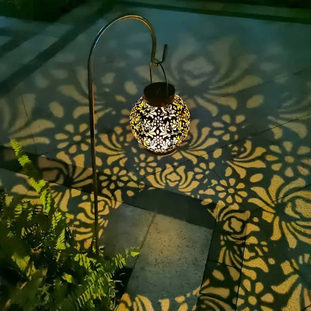 Odporna na warunki atmosferyczne LED Lampa Wisząca Solarna do Ogrodu