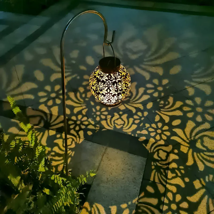 Odporna na warunki atmosferyczne LED Lampa Wisząca Solarna do Ogrodu
