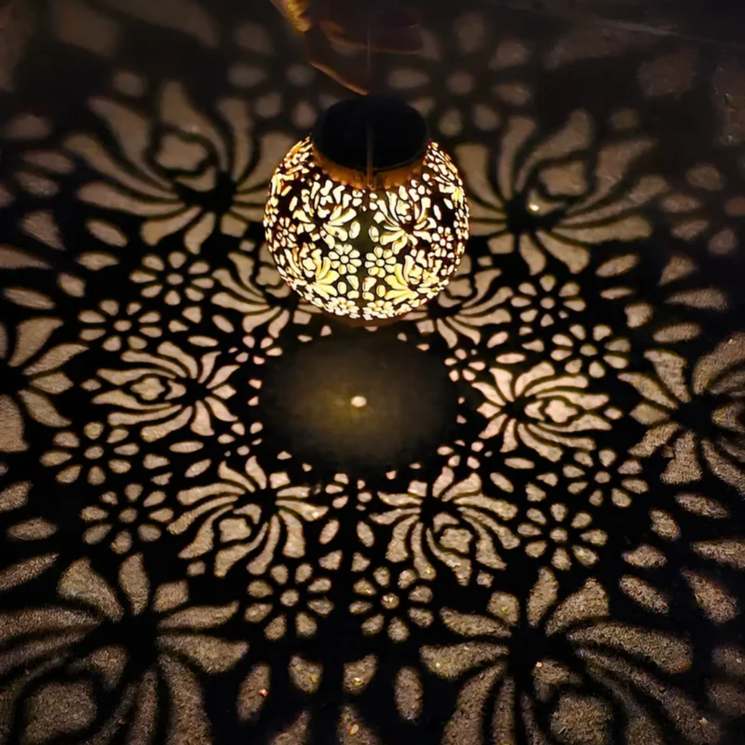 Odporna na warunki atmosferyczne LED Lampa Wisząca Solarna do Ogrodu