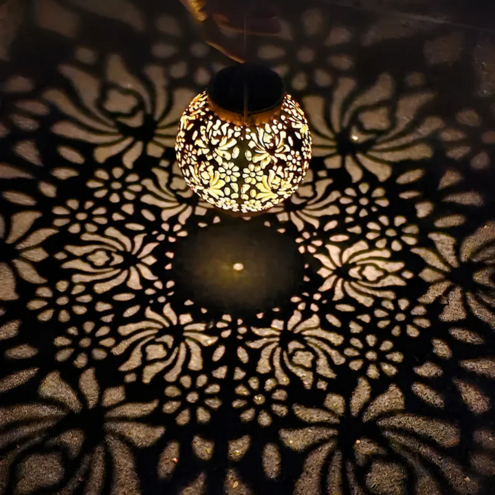 Odporna na warunki atmosferyczne LED Lampa Wisząca Solarna do Ogrodu