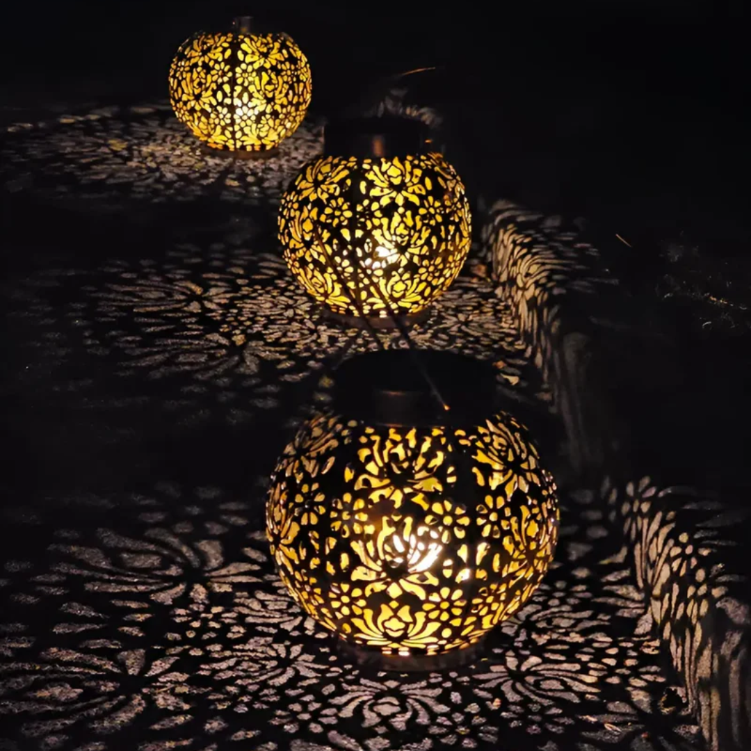Odporna na warunki atmosferyczne LED Lampa Wisząca Solarna do Ogrodu