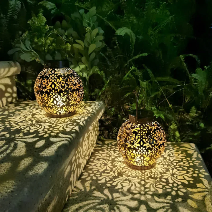 Odporna na warunki atmosferyczne LED Lampa Wisząca Solarna do Ogrodu