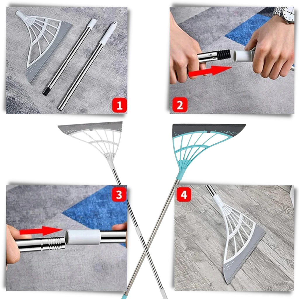 Telescopowy gumowy zamiatacz