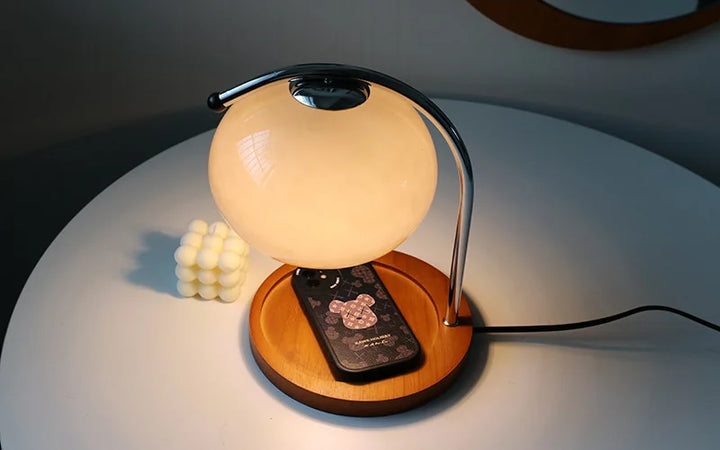 Retro Szklana Lampa Podgrzewająca Świece