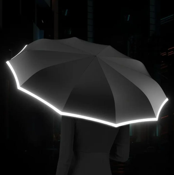 Parasol Odporny na Wiatr z Odbijającą Krawędzią