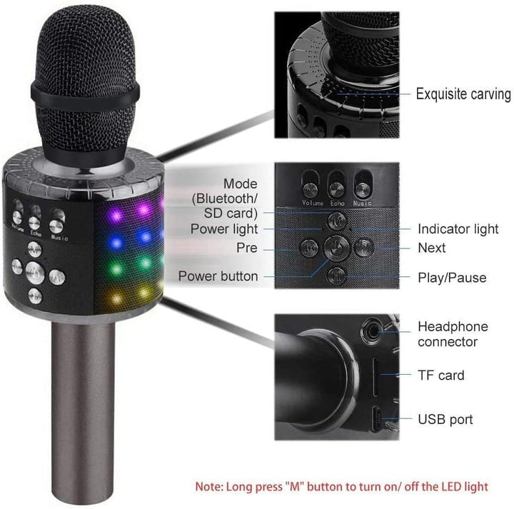 Mikrofon Karaoke Bluetooth