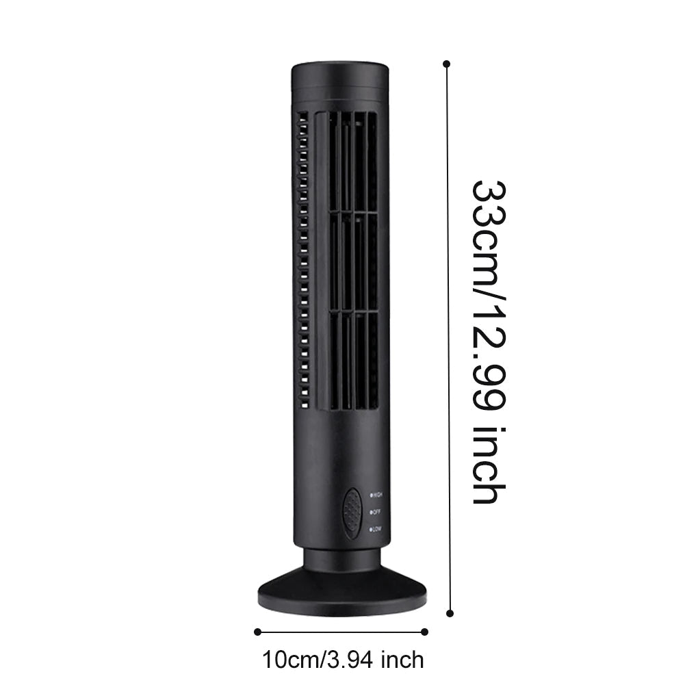 Mini klimatyzator biurkowy z bezłopatkowym chłodzeniem USB