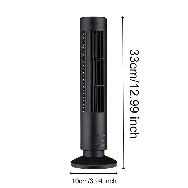 Mini klimatyzator biurkowy z bezłopatkowym chłodzeniem USB