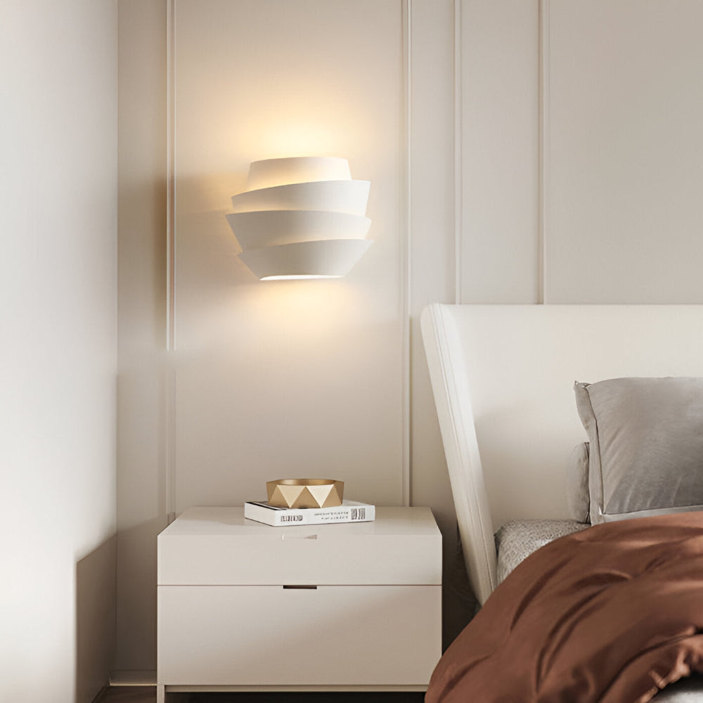 Nowoczesna skandynawska lampa ścienna z podwójnym punktem świetlnym