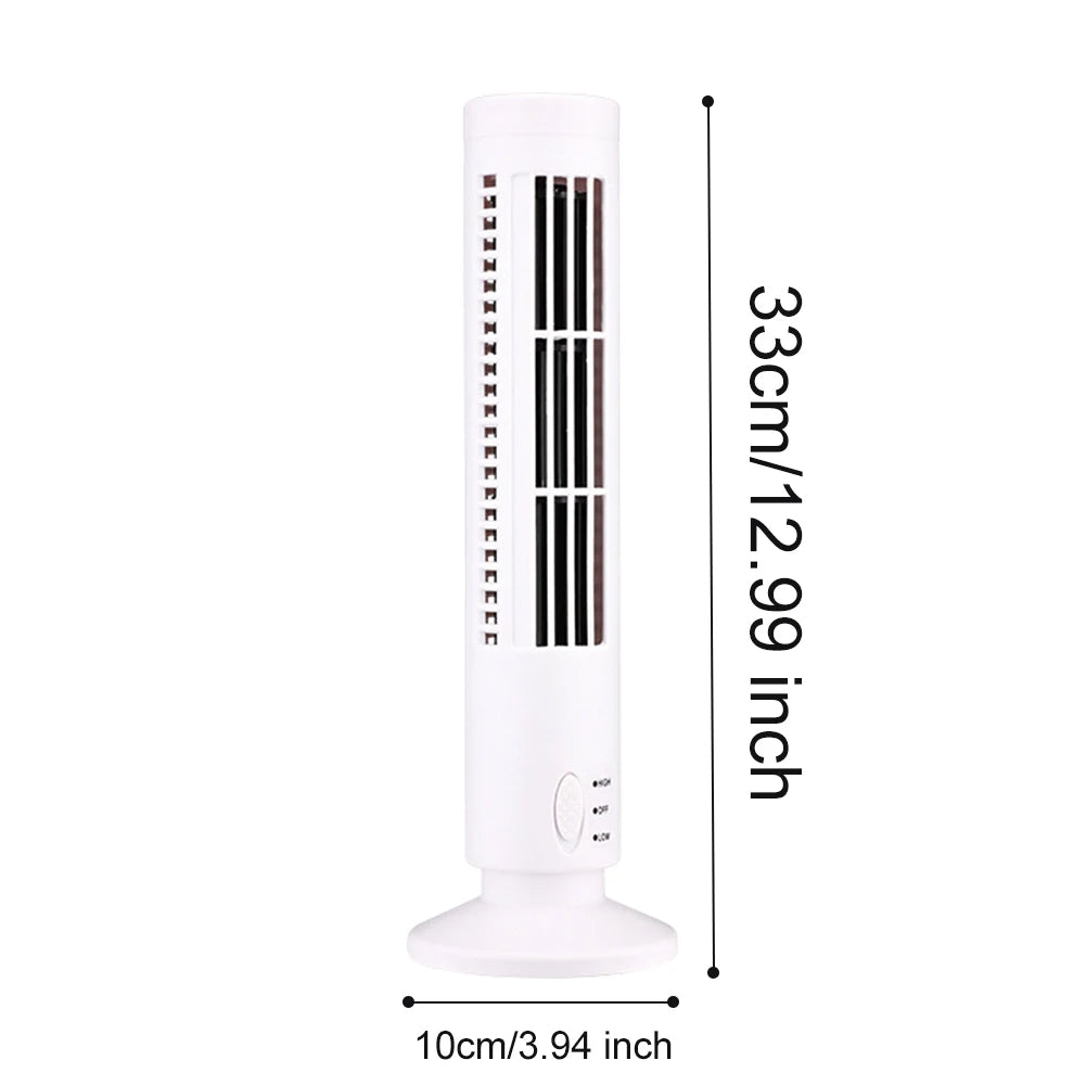 Mini klimatyzator biurkowy z bezłopatkowym chłodzeniem USB