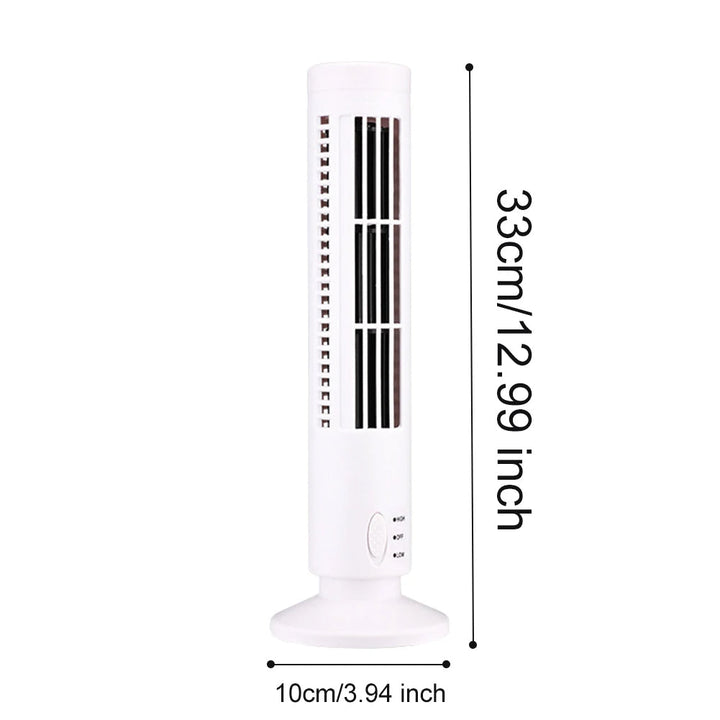 Mini klimatyzator biurkowy z bezłopatkowym chłodzeniem USB