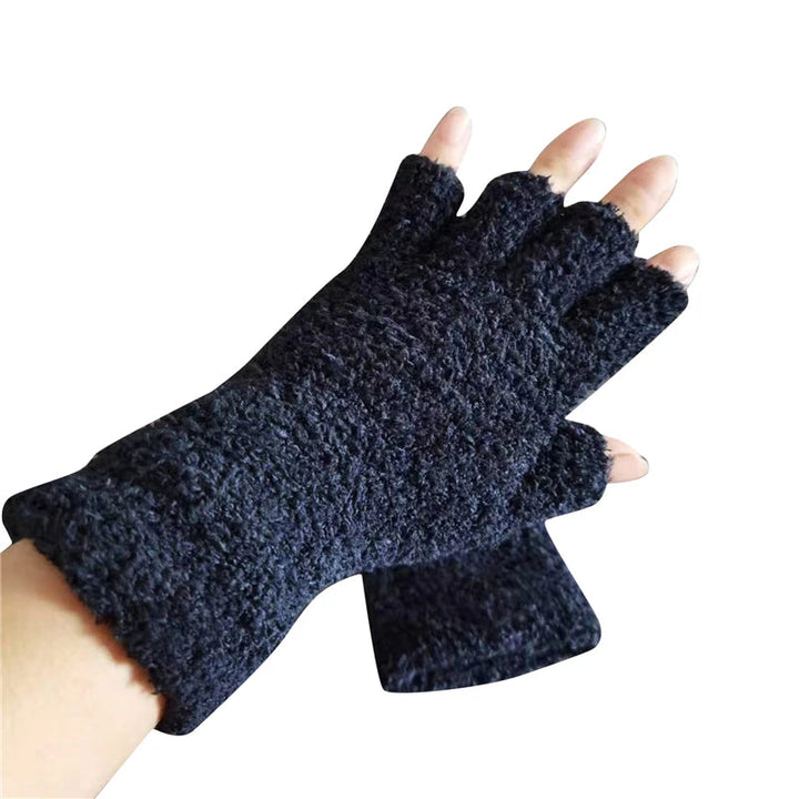 Zimowe Rękawiczki Bez Palców Comfort Knit
