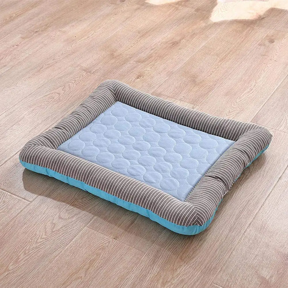 Chłodzące Łóżko dla Psa z Materiału Ice Silk