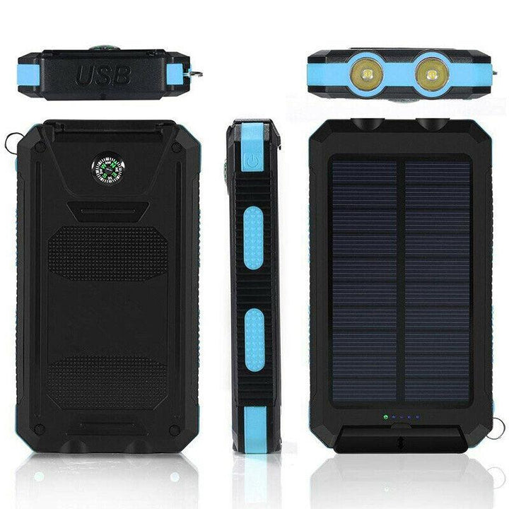 500000 MAH Ładowarka Solarna, Wodoodporny Power Bank, Zewnętrzny