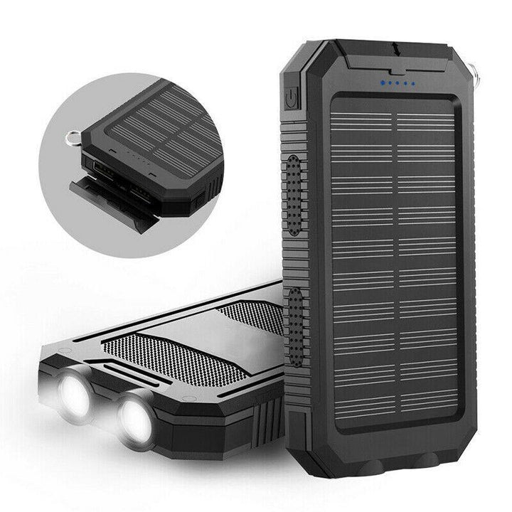 500000 MAH Ładowarka Solarna, Wodoodporny Power Bank, Zewnętrzny