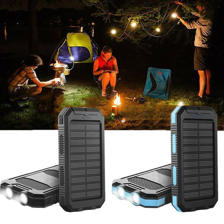 500000 MAH Ładowarka Solarna, Wodoodporny Power Bank, Zewnętrzny