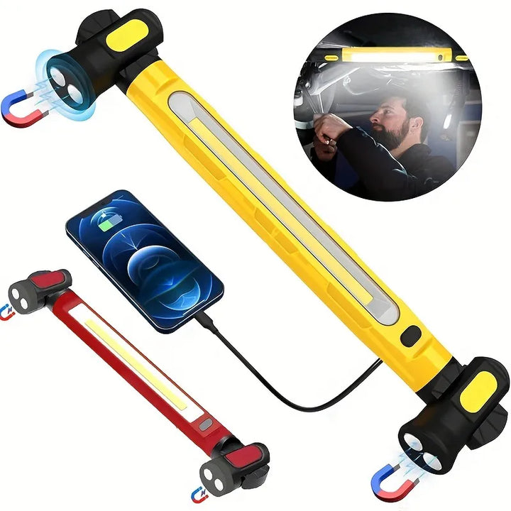 Ładowana lampa robocza LED z magnetyczną podstawą