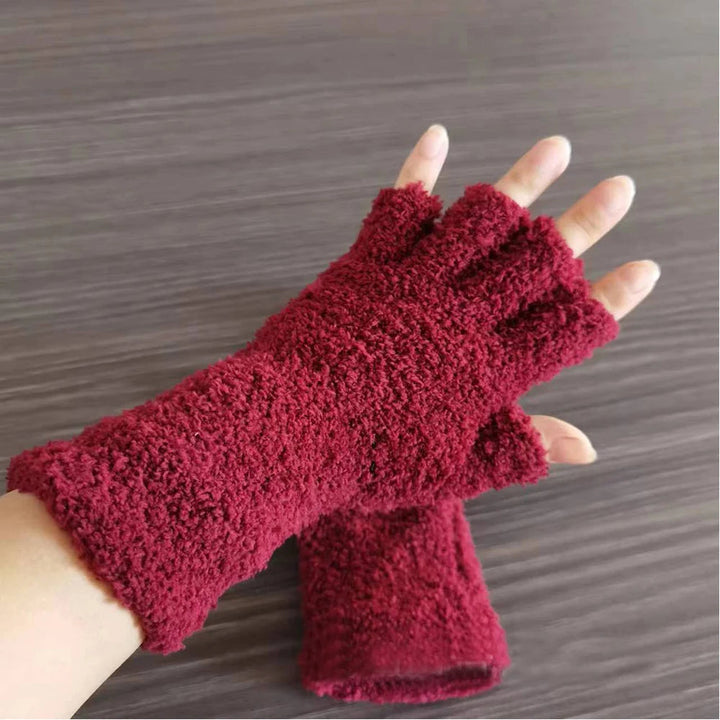 Zimowe Rękawiczki Bez Palców Comfort Knit