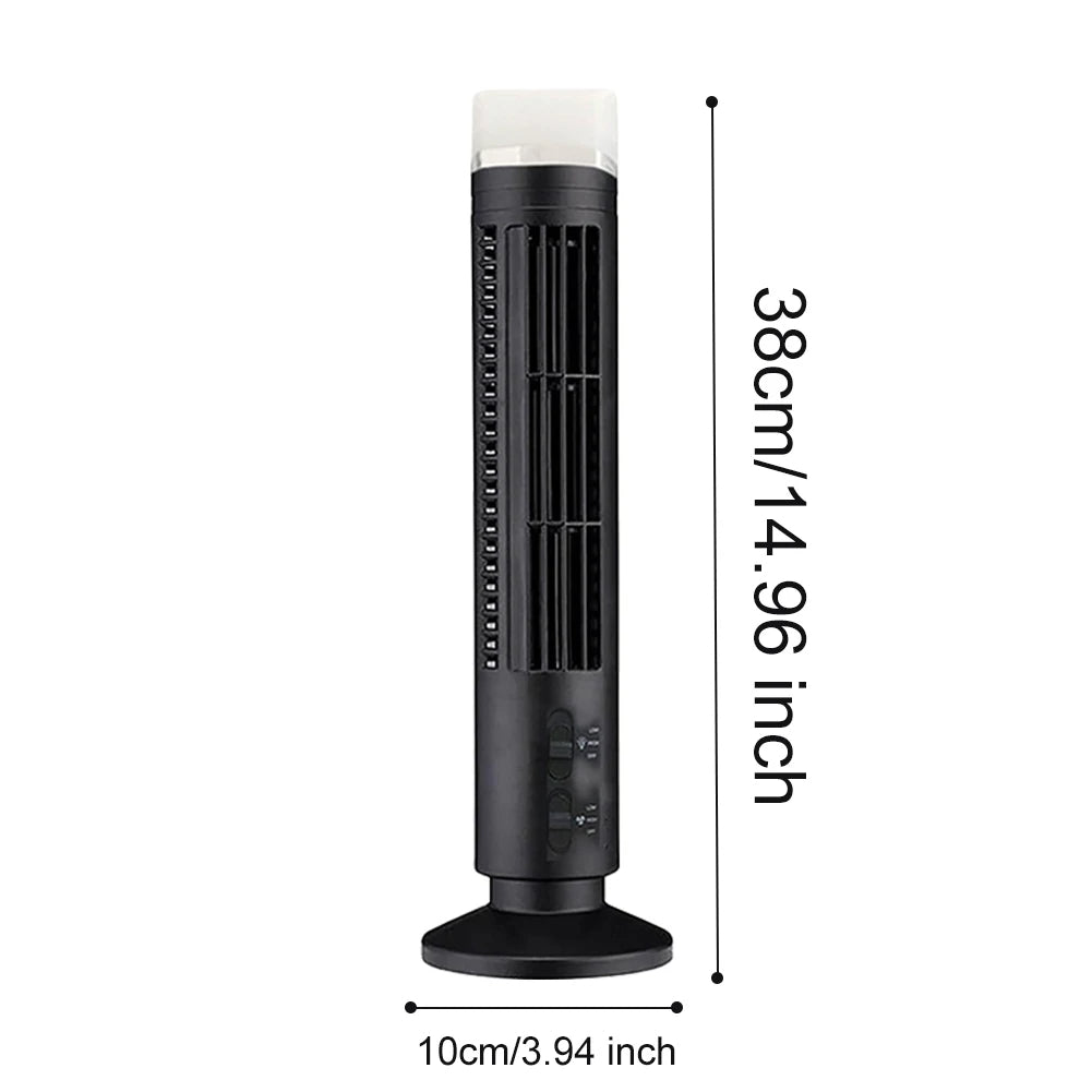 Mini klimatyzator biurkowy z bezłopatkowym chłodzeniem USB
