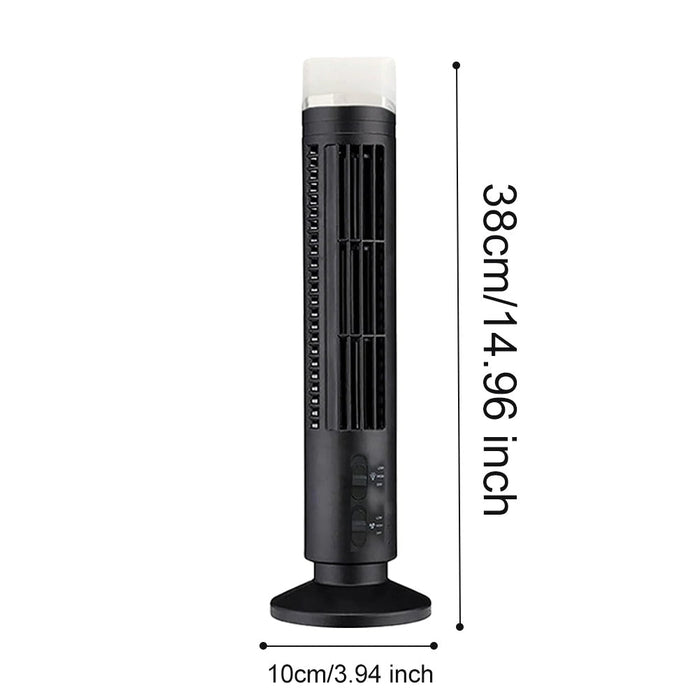 Mini klimatyzator biurkowy z bezłopatkowym chłodzeniem USB