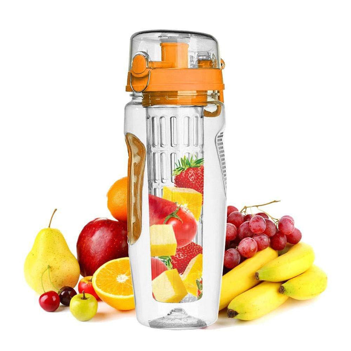 Butelka z wkładem na owoce 950 ml bez BPA, sportowa