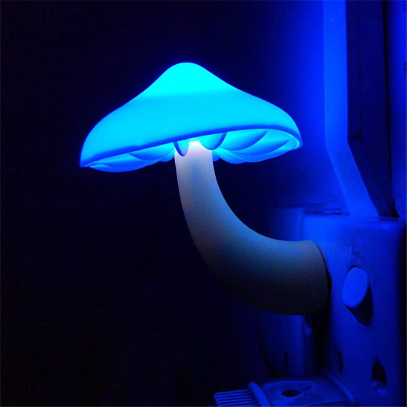 Lampka nocna grzybek do kontaktu z czujnikiem zmierzchu