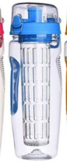 Butelka z wkładem na owoce 950 ml bez BPA, sportowa