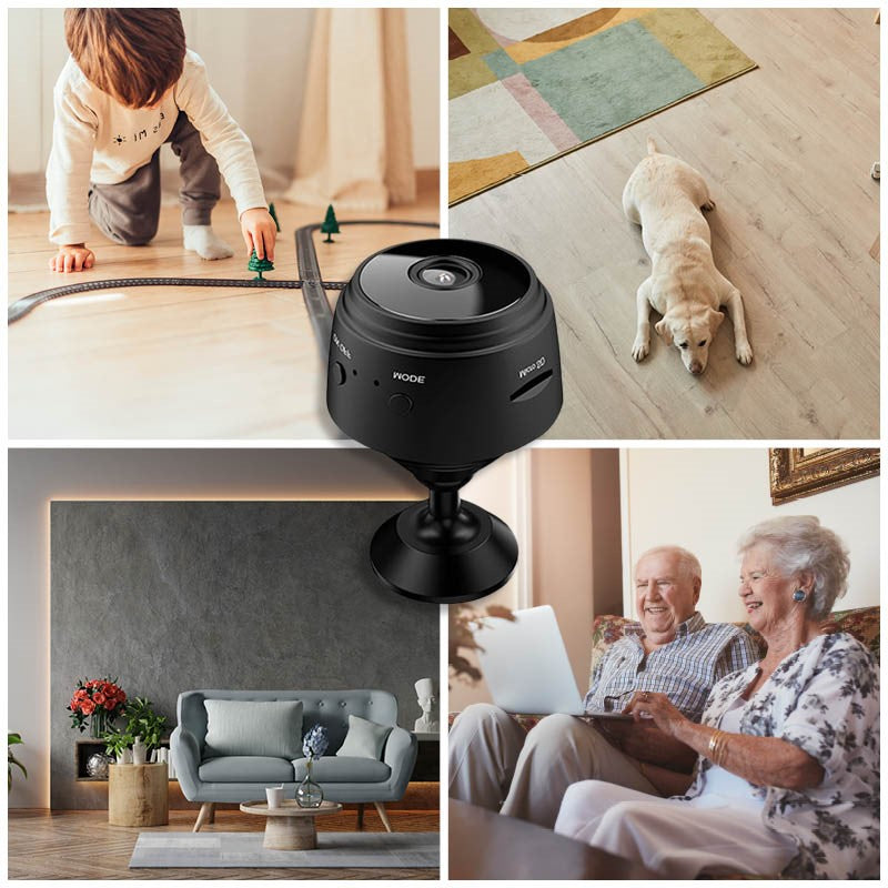 Mini Kamera WiFi HD 1080P Z Funkcją Nocnego Widzenia