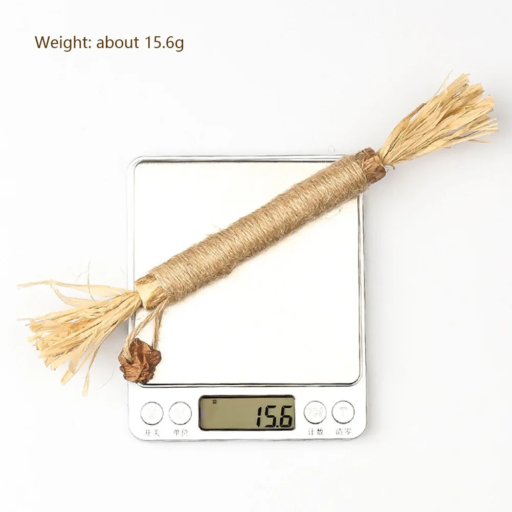Naturalna zabawka do żucia dla kotów z srebrnym winnym