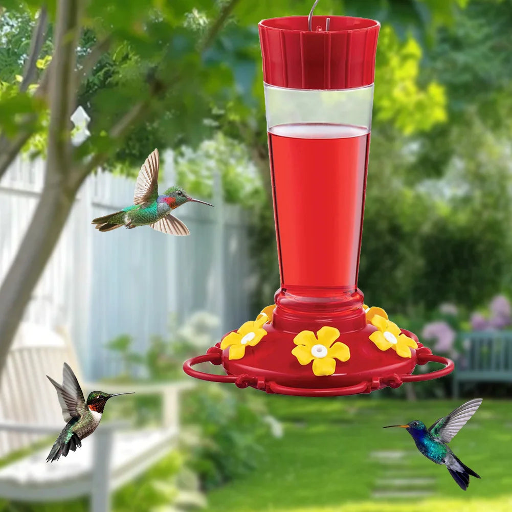 Duży pojemnik na nektar dla kolibrów z hakiem