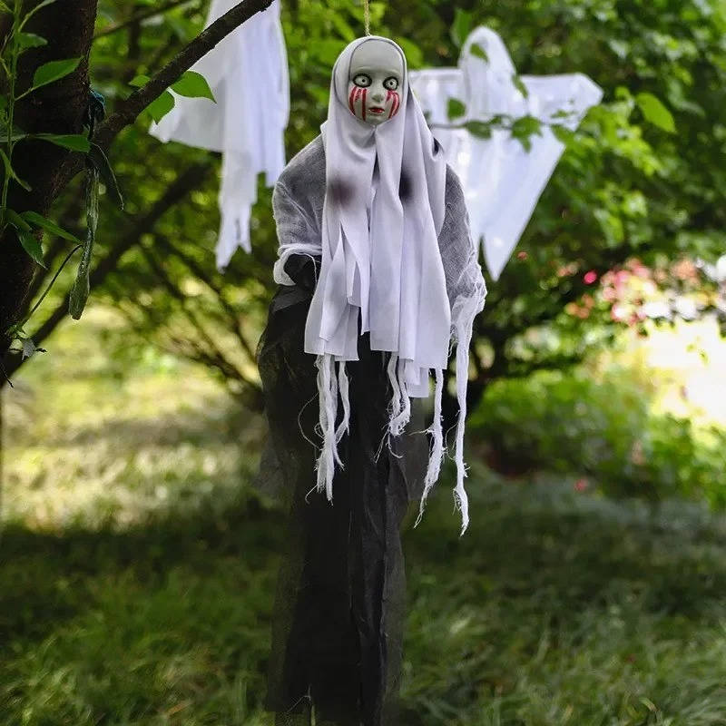 Halloweenowe Zawieszane Dekoracje Duchy Czaszki