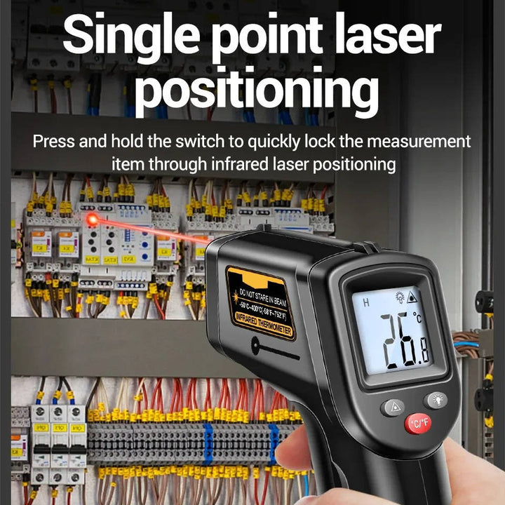 Termometr Laserowy na Podczerwień 3 w 1