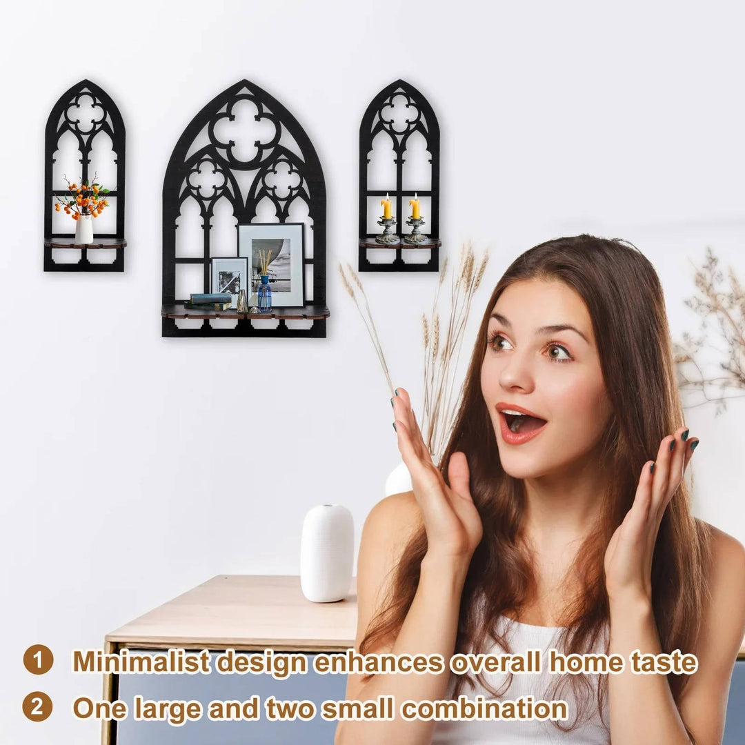 Gotycka Dekoracja Ścienna 3 Zestaw
