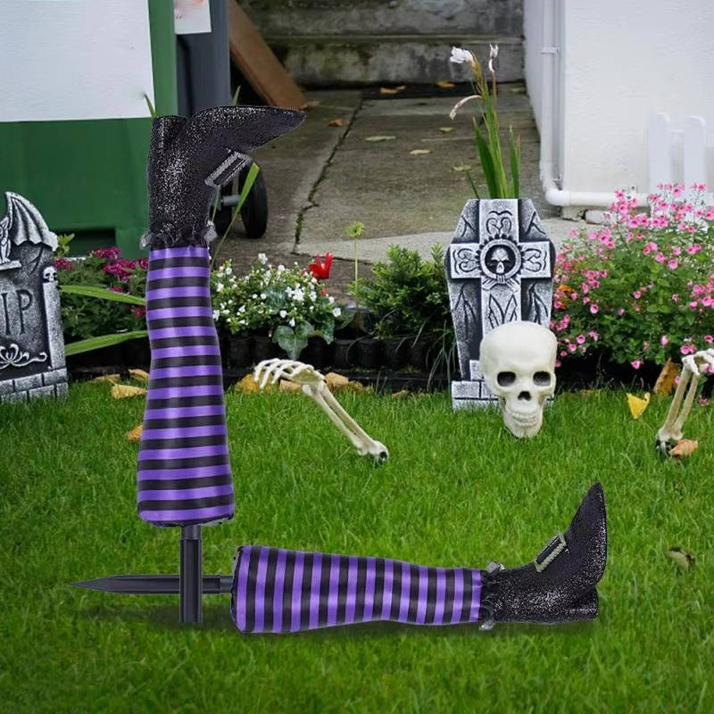 Dekoracja Halloween Nogi Czarownicy