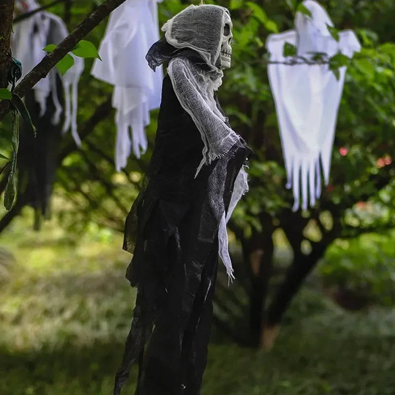 Halloweenowe Zawieszane Dekoracje Duchy Czaszki