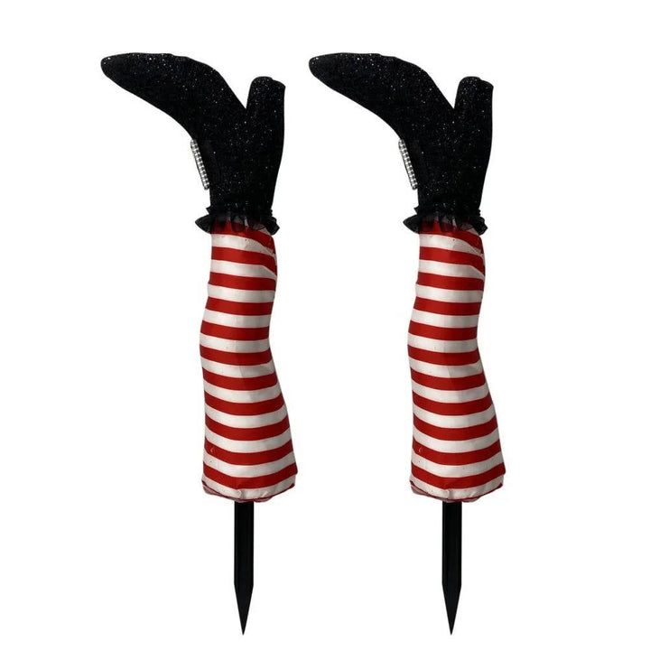 Dekoracja Halloween Nogi Czarownicy