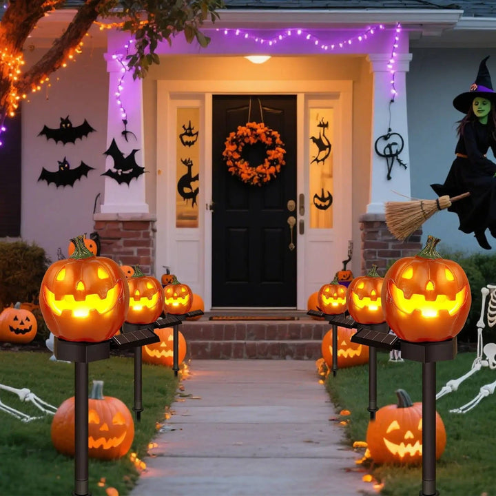 Oświetlenie Dekoracyjne Dyni na Halloween – Lampki na Ścieżkę