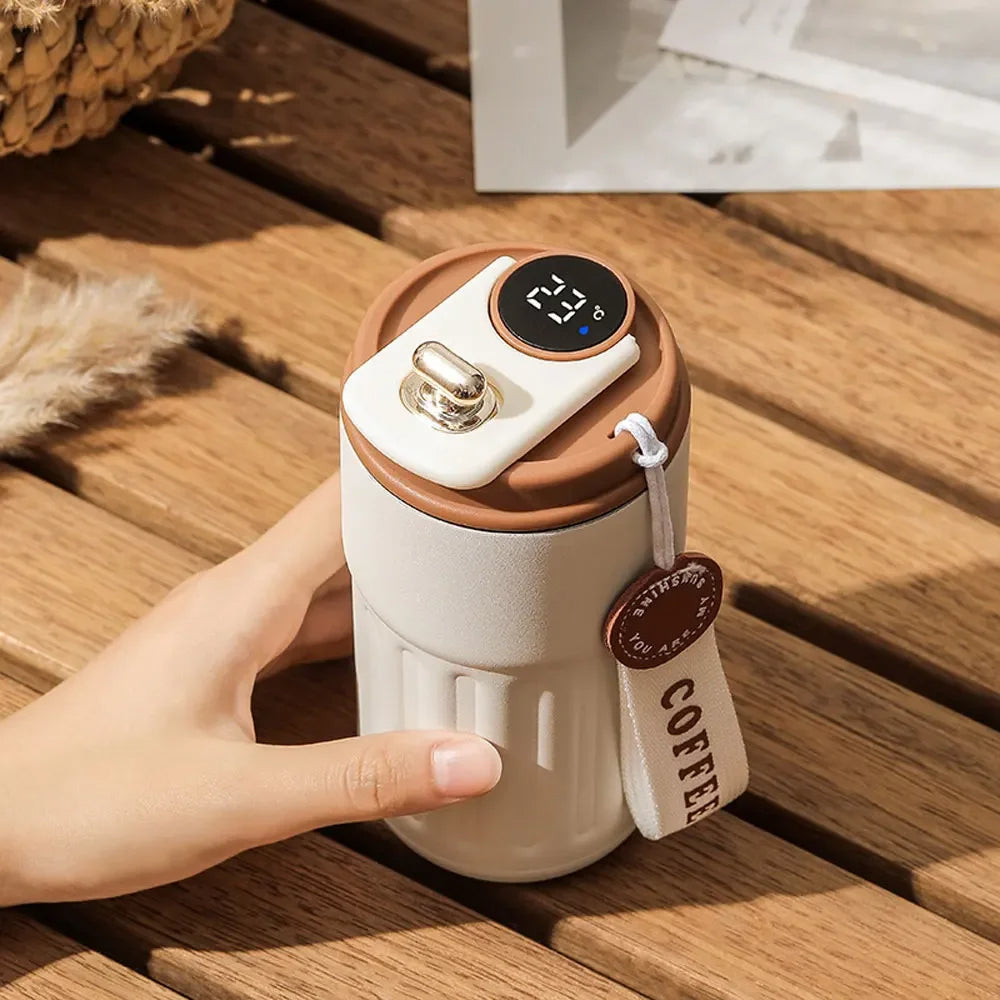 450ml Inteligentny Kubek Podróżny z Wyświetlaczem LED