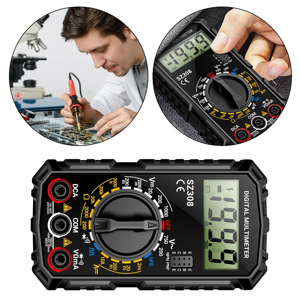 Zestaw do testowania elektrycznego z cyfrowym multimetrem