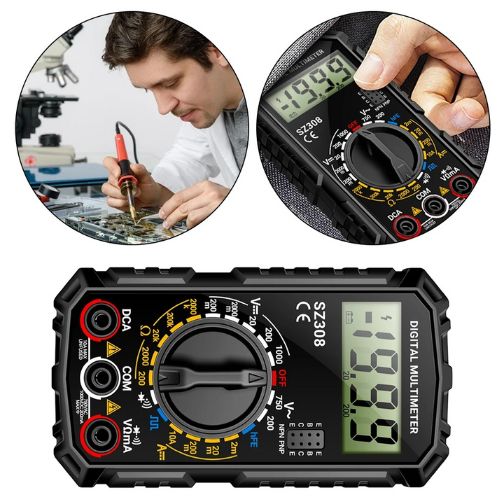 Zestaw do testowania elektrycznego z cyfrowym multimetrem