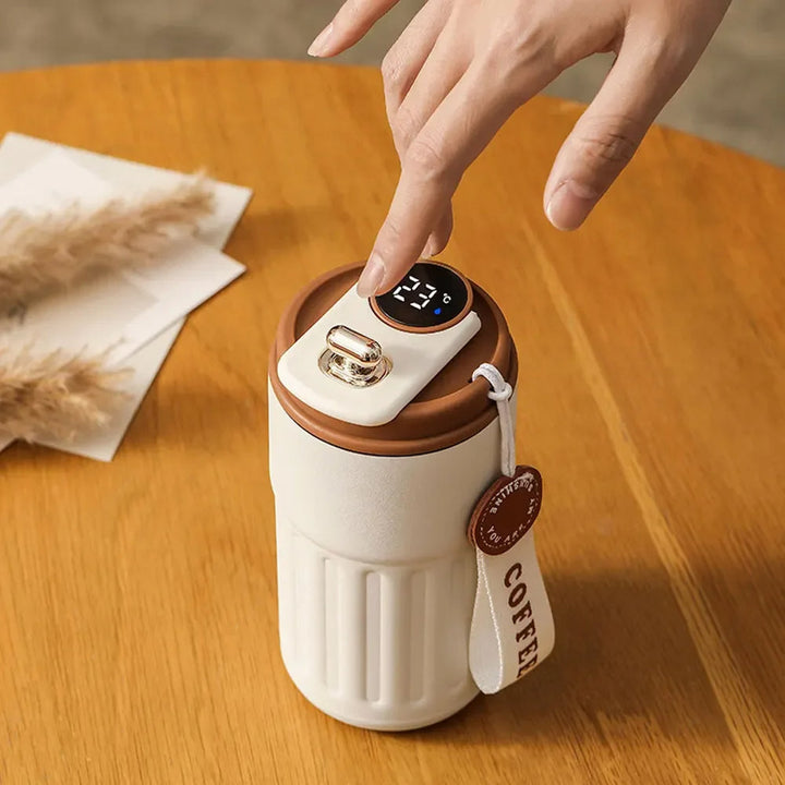 450ml Inteligentny Kubek Podróżny z Wyświetlaczem LED