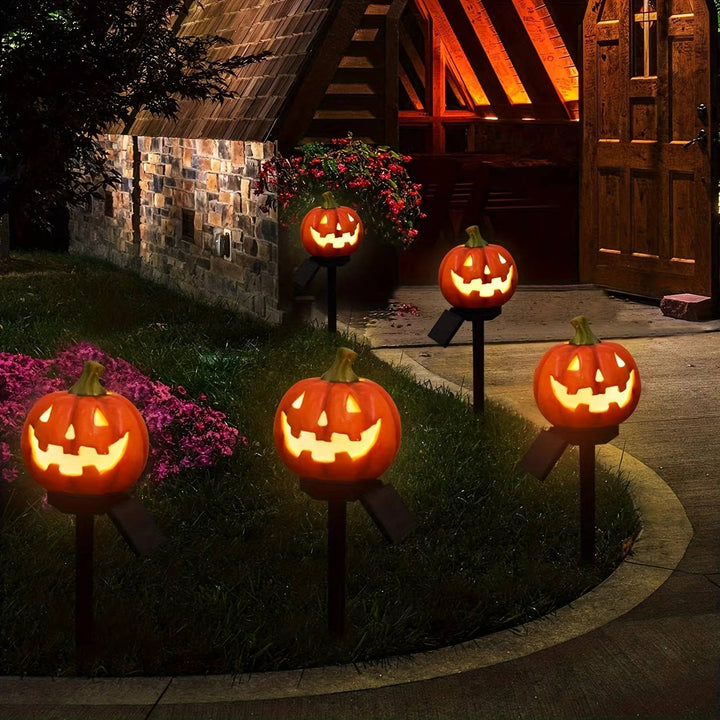 Oświetlenie Dekoracyjne Dyni na Halloween – Lampki na Ścieżkę