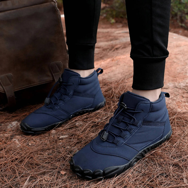 Wodoodporne i Śniegoodporne Zimowe Buty Barefoot z Przytulnym Fleece&