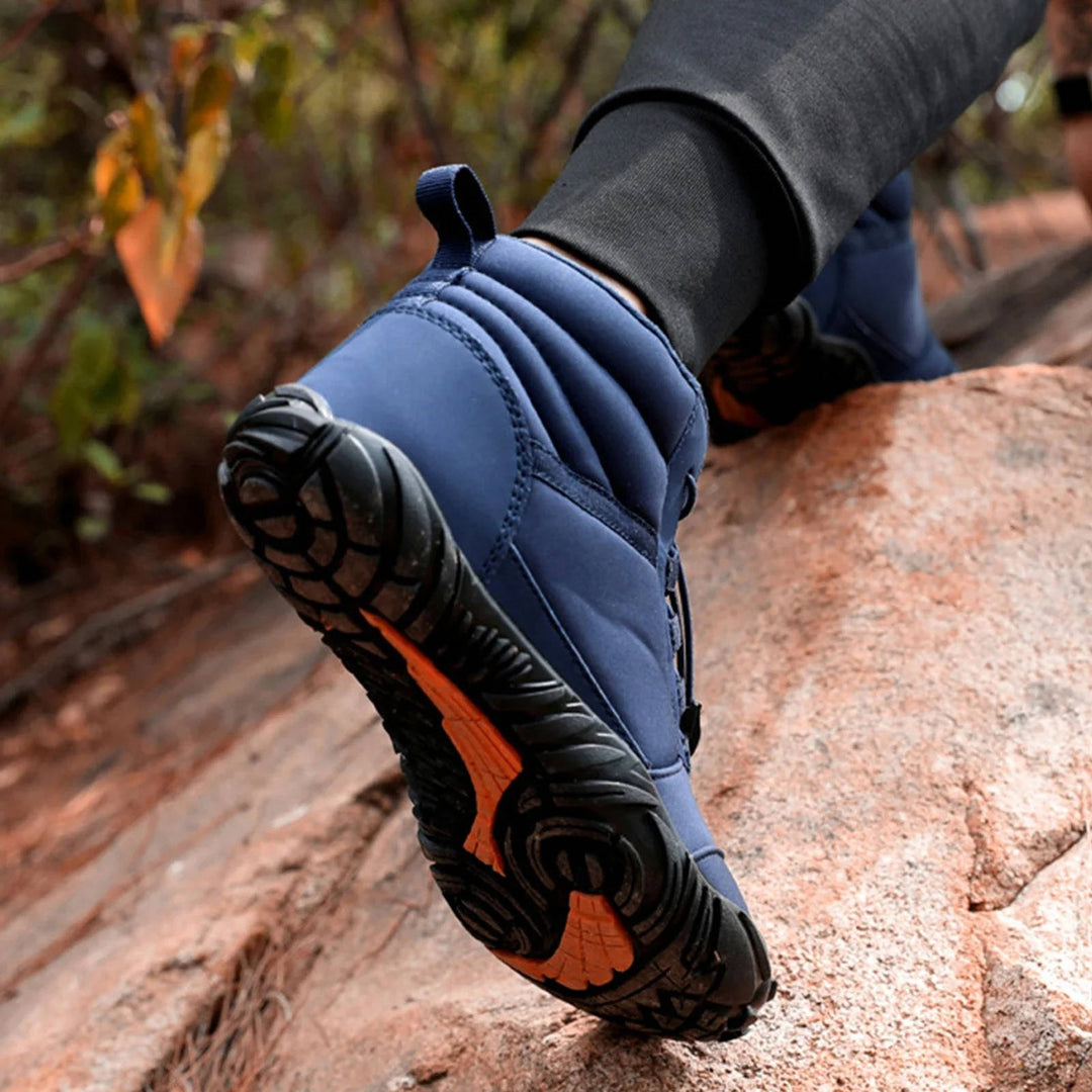 Wodoodporne i Śniegoodporne Zimowe Buty Barefoot z Przytulnym Fleece&