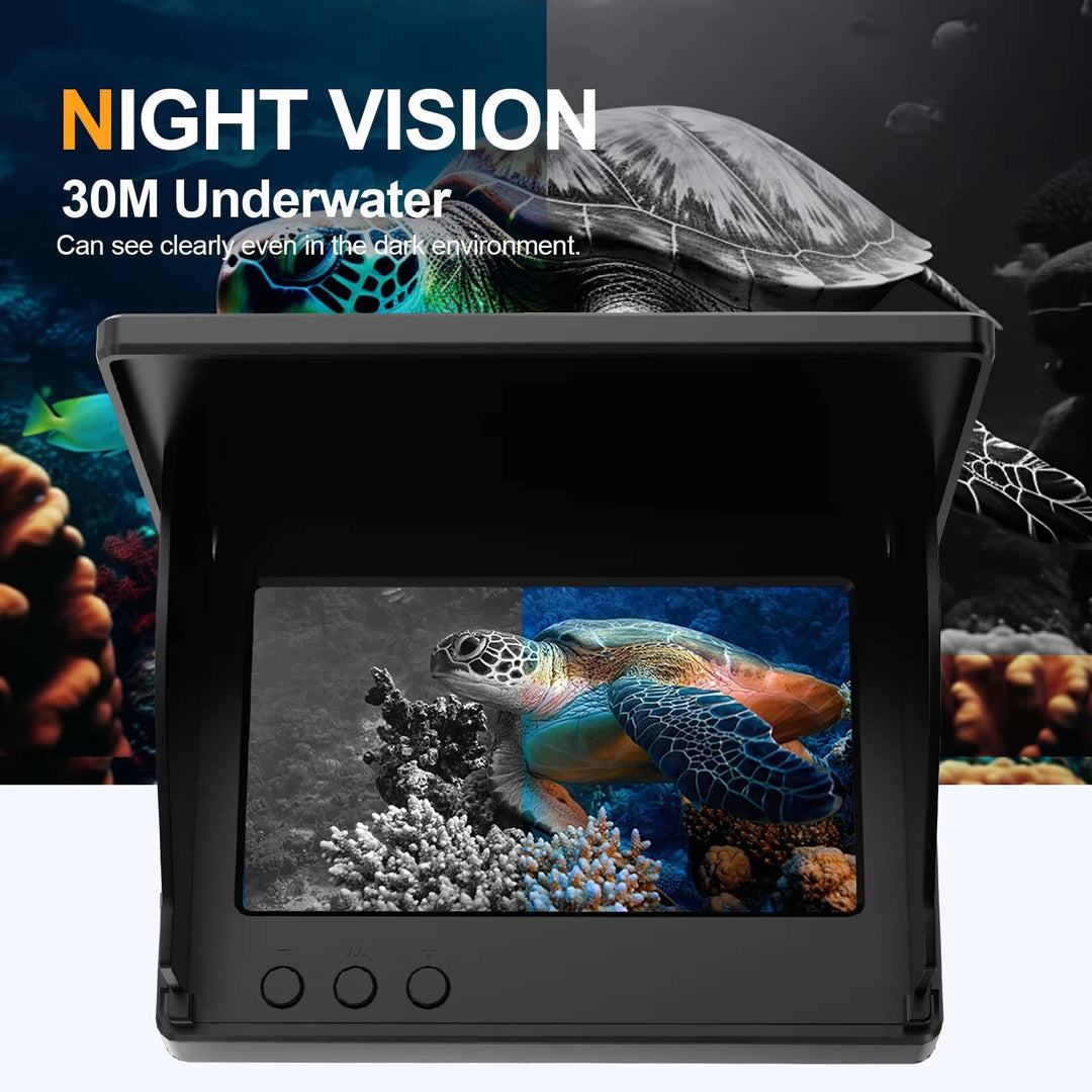 Przenośny Sonar Rybarski z Kamerą Podwodną i Monitorem LCD 4.3 cala