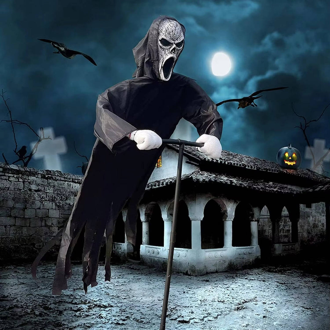 Straszne Dekoracje Halloweenowe na Zewnątrz
