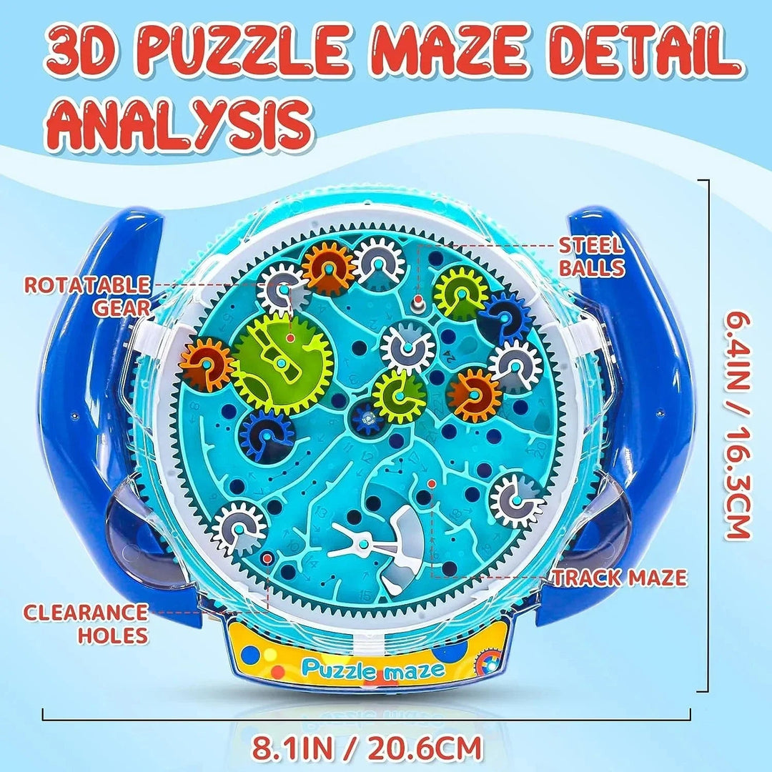 Kreatywna 3D Łamigłówka Labirynt - Edukacyjna Zabawka dla Dzieci