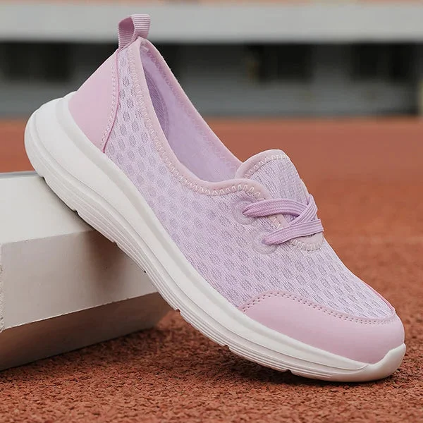 Damskie wygodne ortopedyczne buty z miękką podeszwą i siateczką